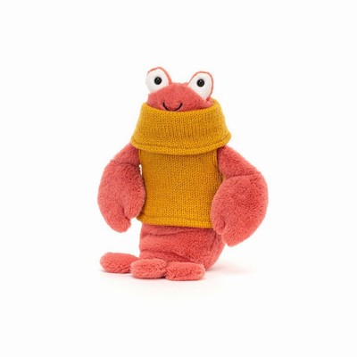 Jellycat Cozy Crew Lobster USA | 94081IGUT